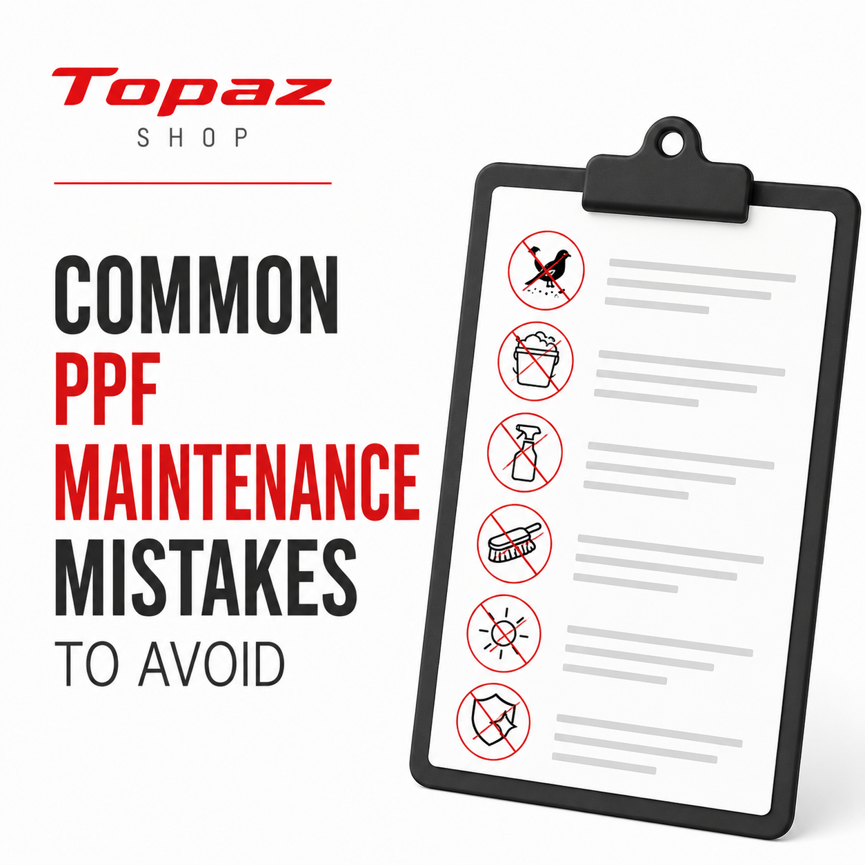 Common PPF Maintenance Mistakes to Avoid