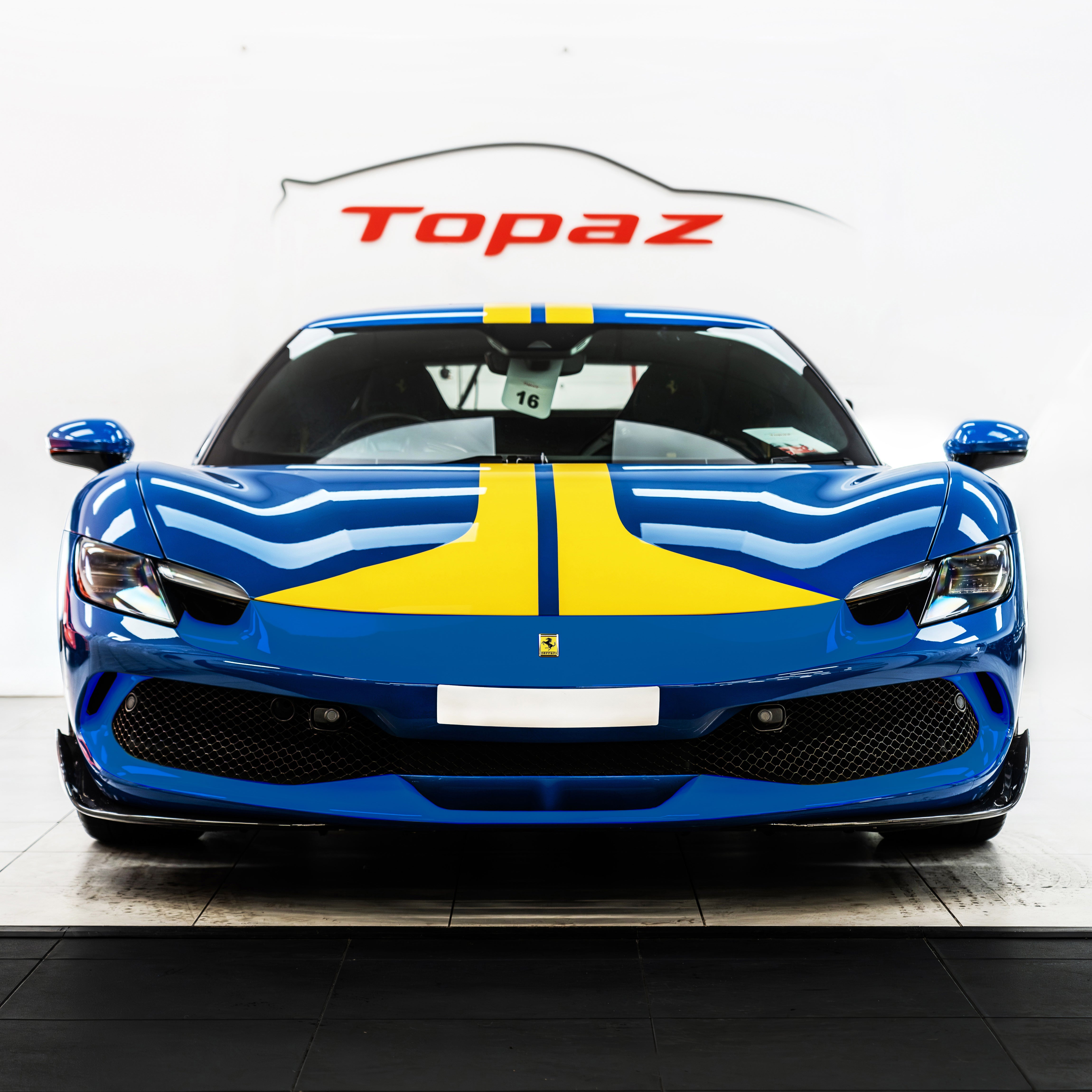 Ferrari 296 GTB Assetto Fiorano Style Stripe Decal | Topaz Shop