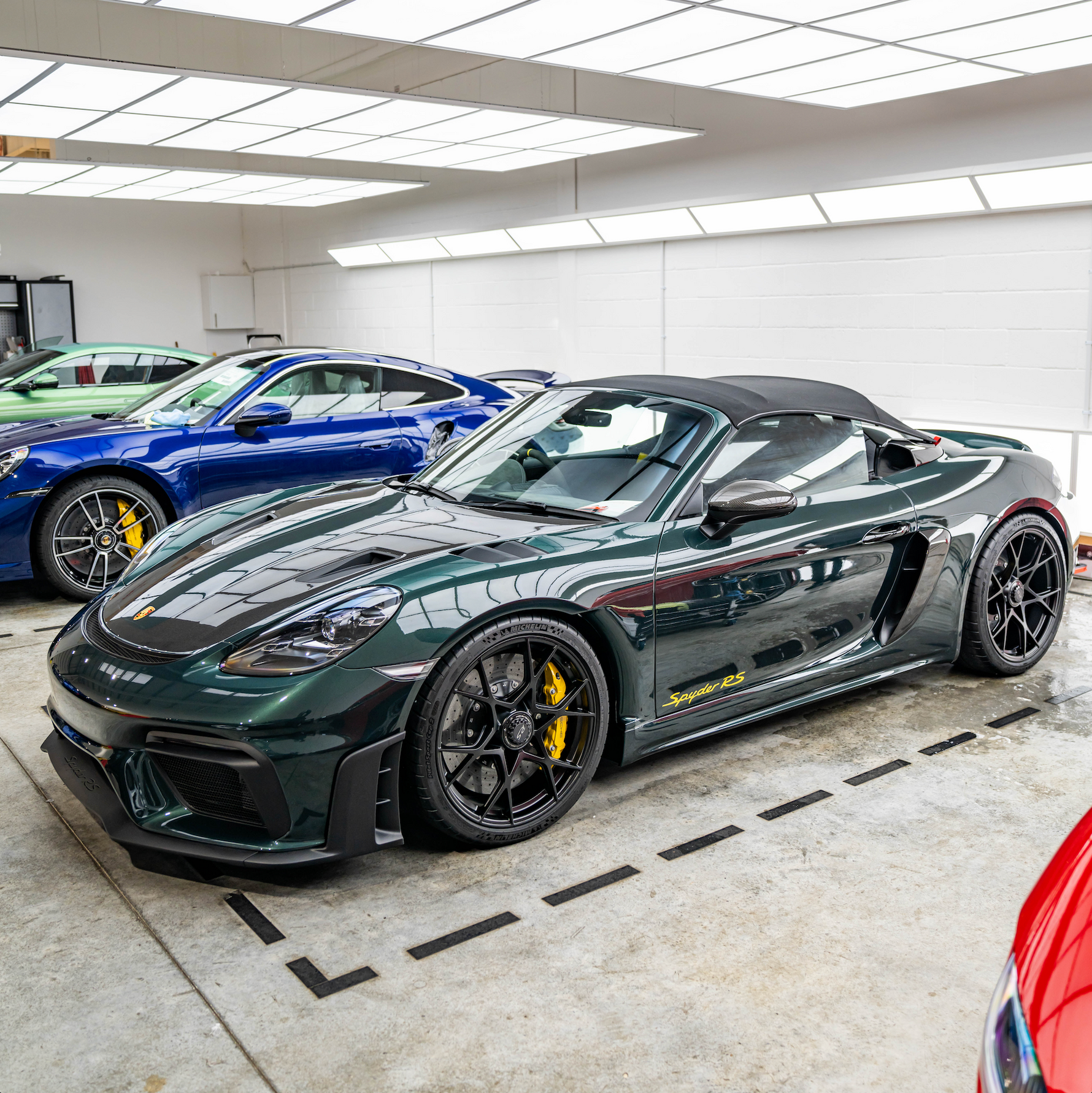718 Spyder RS Style Door Decals (x2)