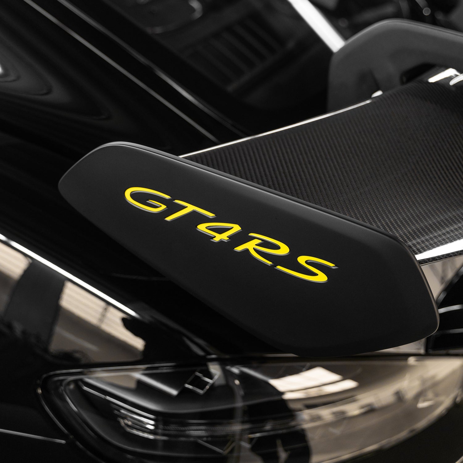 718 GT4 RS Style Spoiler Wing End Plates Decals (x2)