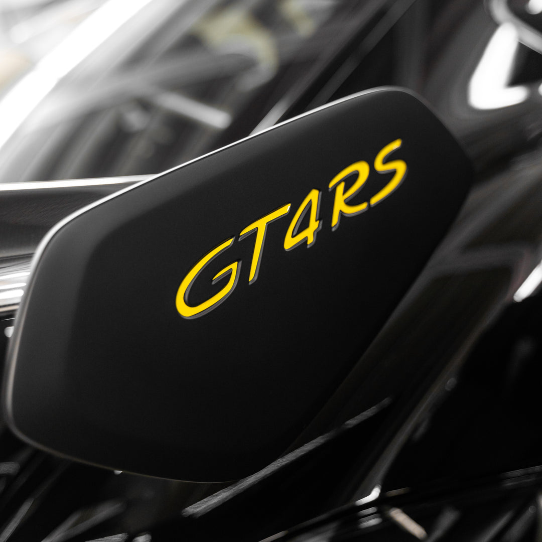 718 GT4 RS Style Spoiler Wing End Plates Decals (x2)