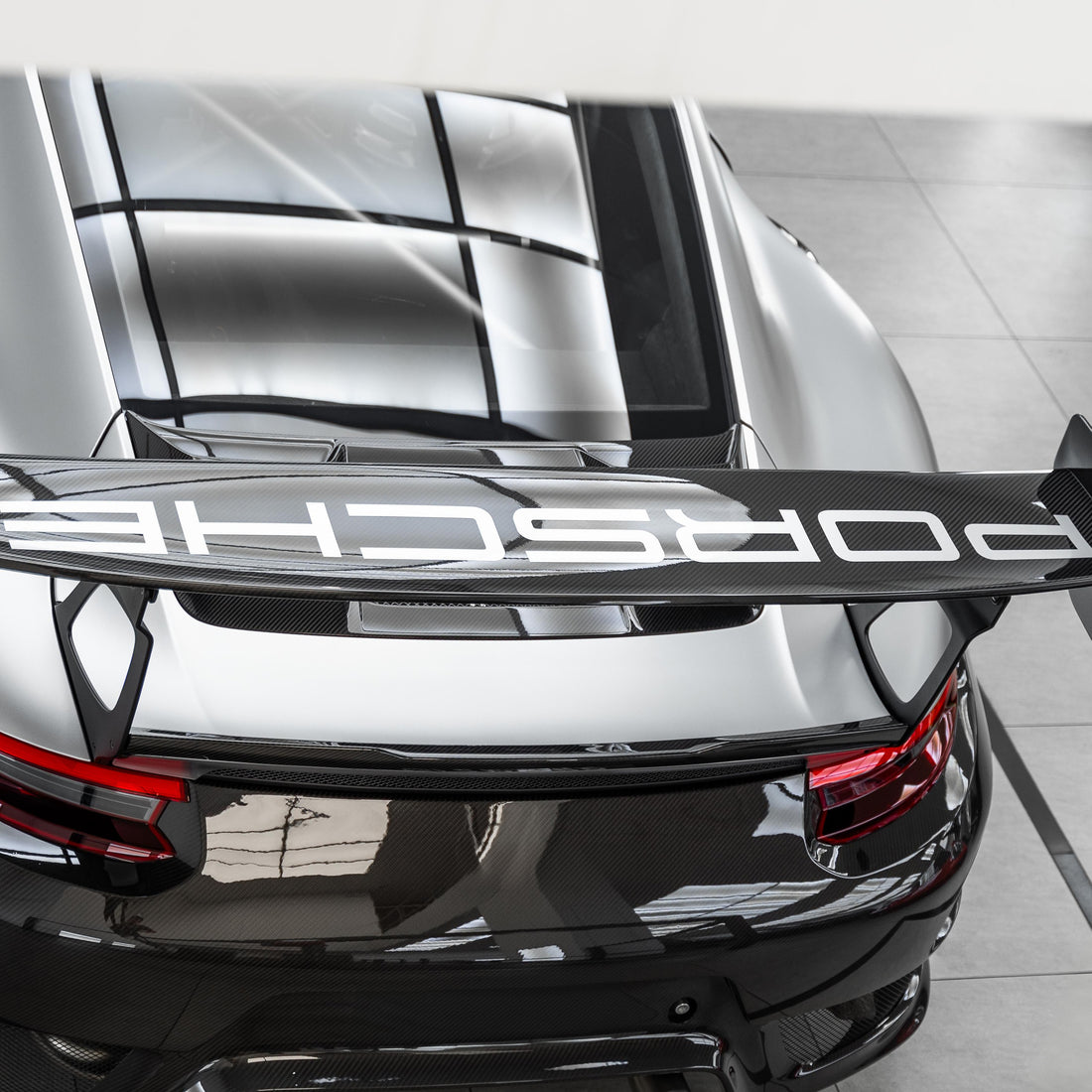 911 (991) GT3 RS Style Rear Wing Decal