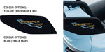 911 (992) GT3 RS Weissach Style Rear Wing End Plate Decals (x2)