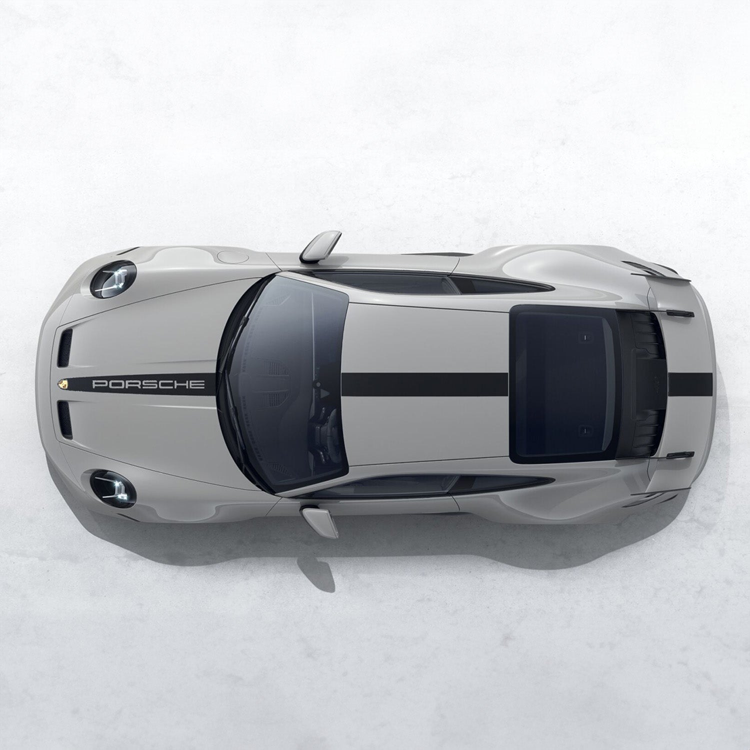 911 (992) GT3 Style Hood/Roof/Spoiler Stripe Decal (ready to sell)