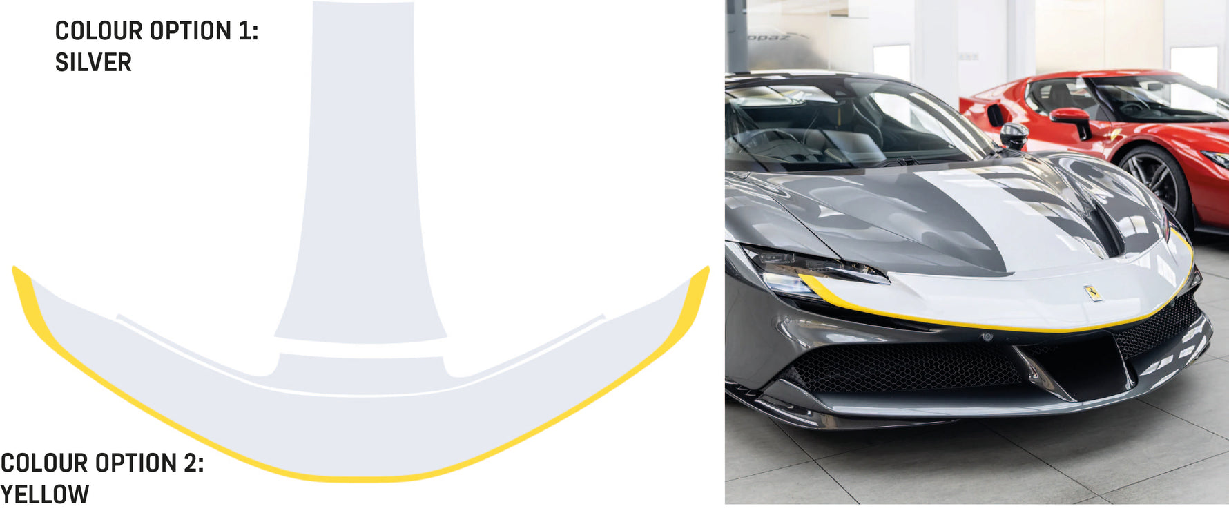 Ferrari SF90 Stradale Fiorano Style Pack Centre Stripe