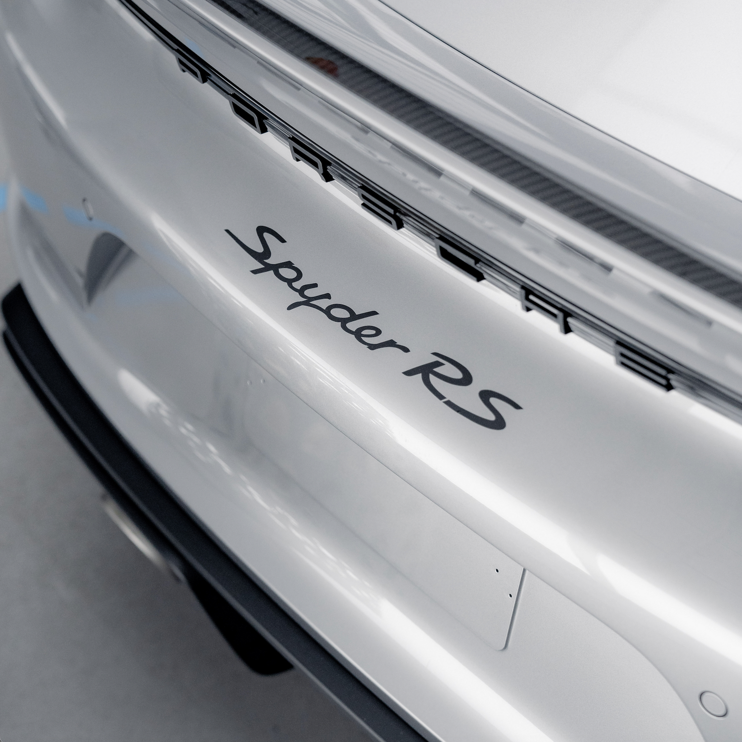 718 Spyder RS Style Rear Bumper Decal