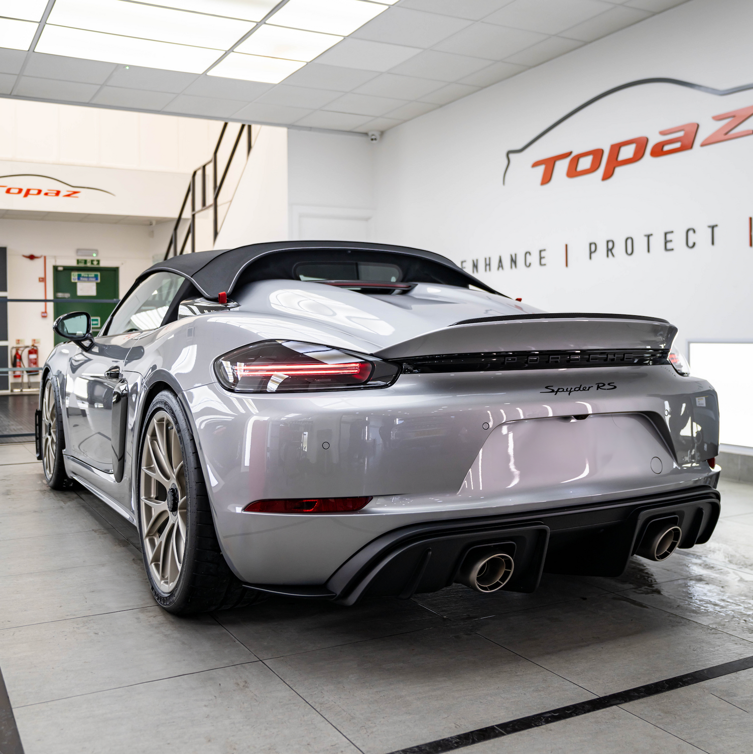 718 Spyder RS Style Rear Bumper Decal