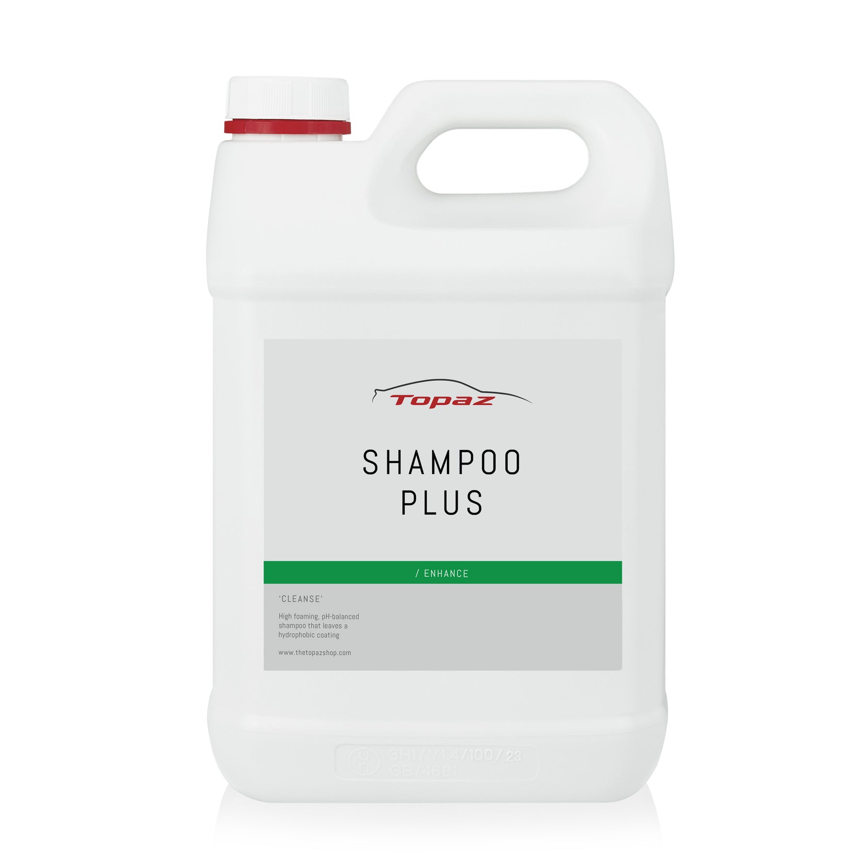 Topaz Shampoo Plus hydrophobic car shampoo — 5L bottle