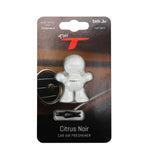 Citrus Noir Tiny T vent clip air freshener — front view