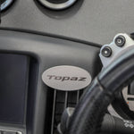 Topaz Oval Clip air freshener Dessert Noir — packaging